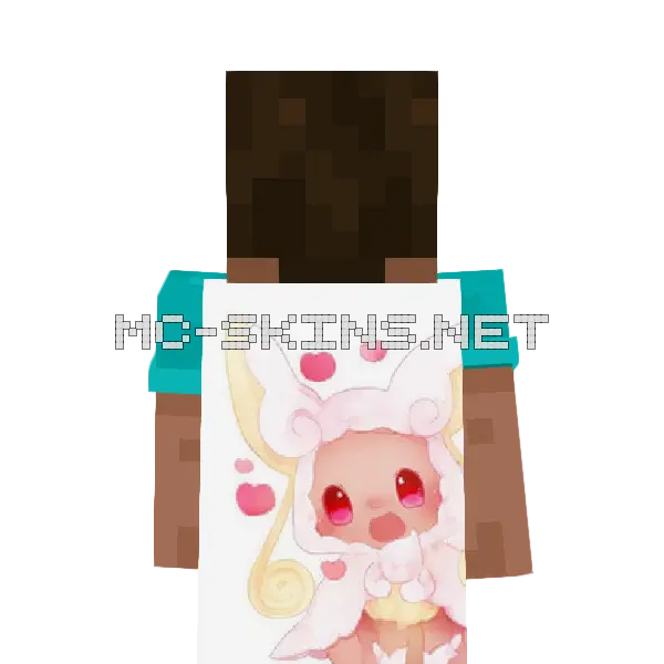 Eevee Mega cape, outside and lining