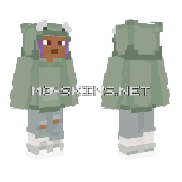 Efe Frog Minecraft skin, front and back