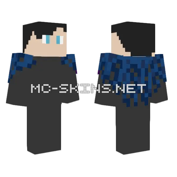Eggz Temp Minecraft skin, front and back