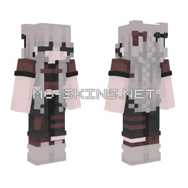 Egh Minecraft skin, front and back