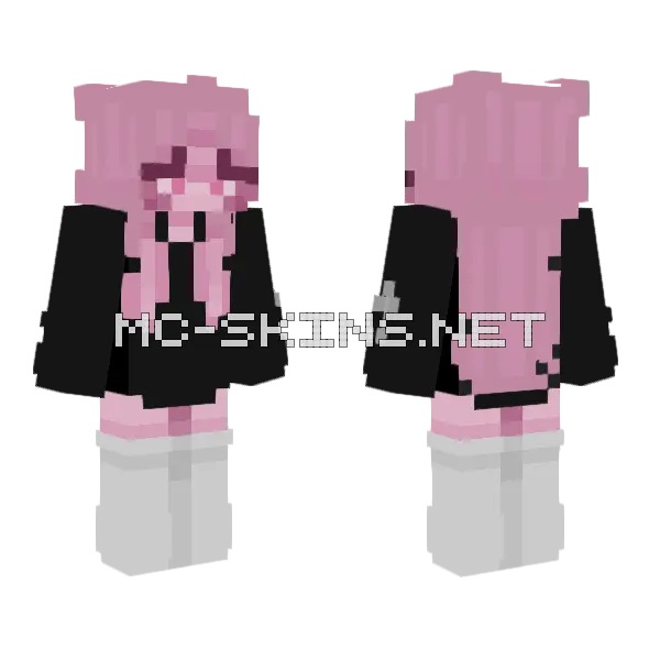 Egirl Or Smth Idk Minecraft skin, front and back