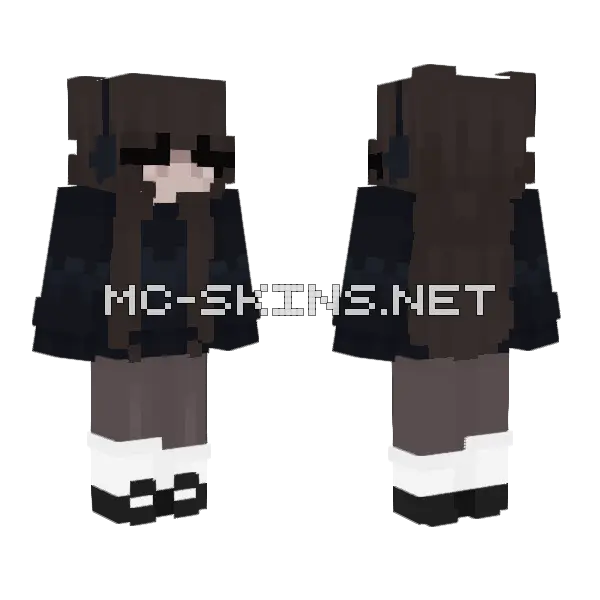 Egirl Skin Minecraft skin, front and back
