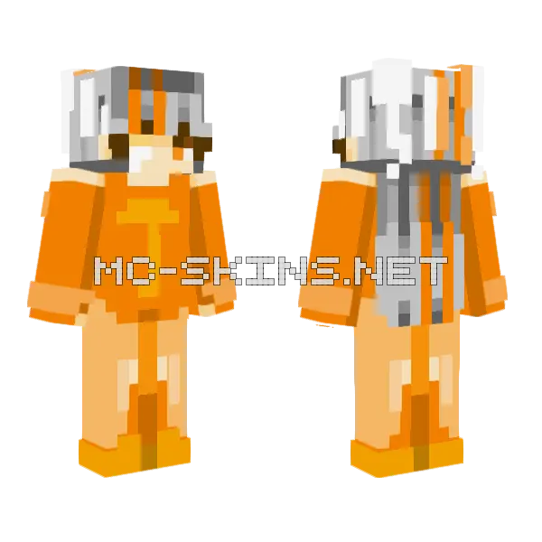 Ego Raffle Used Minecraft skin, front and back