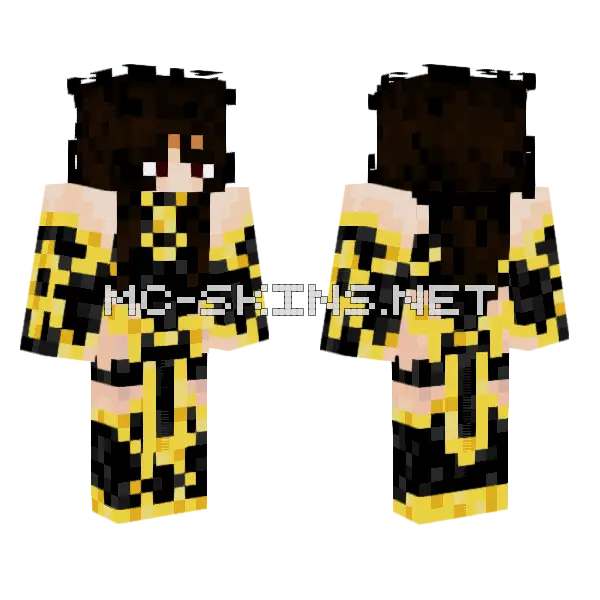 Egyptian God Mk II Minecraft skin, front and back