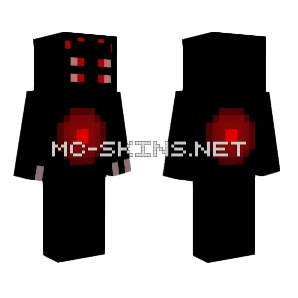 Eight Eyes Monster Minecraft skin, front and back