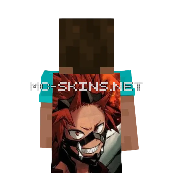 Eijirou Kirishima cape, outside and lining