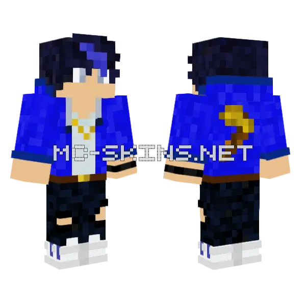Ein 2 0 Minecraft skin, front and back