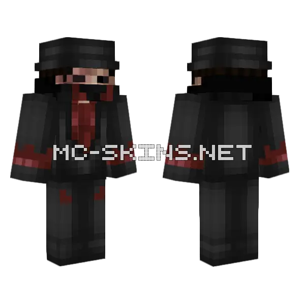 Einbruch Suit Minecraft skin, front and back
