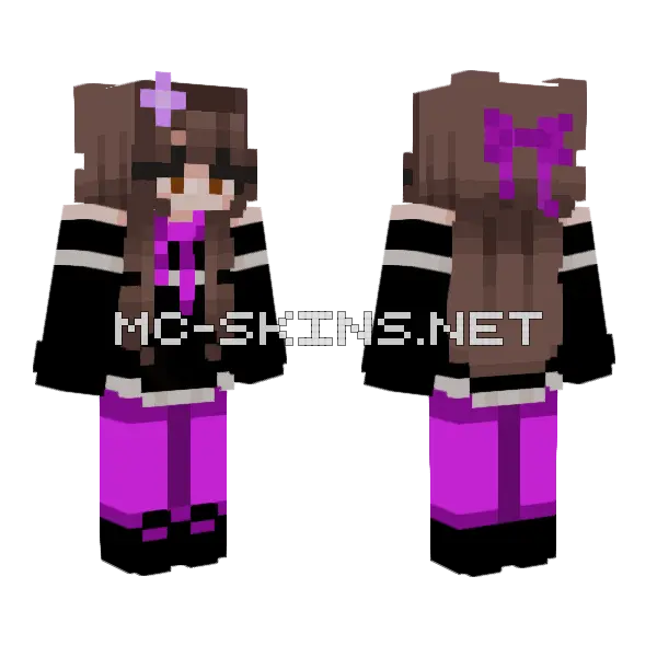 Eine Verlorene Wette Minecraft skin, front and back