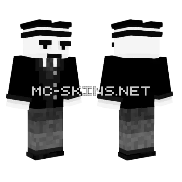 El Misterioso GD Classic Minecraft skin, front and back