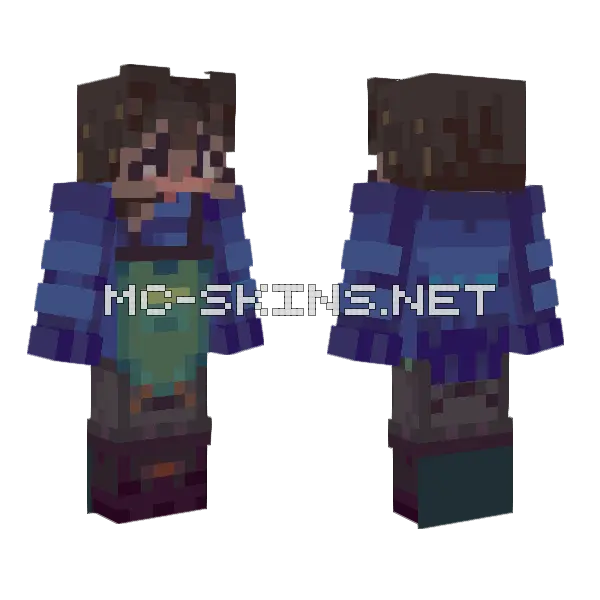El Papoi Mi Yumesona Ozi Ozi Minecraft skin, front and back