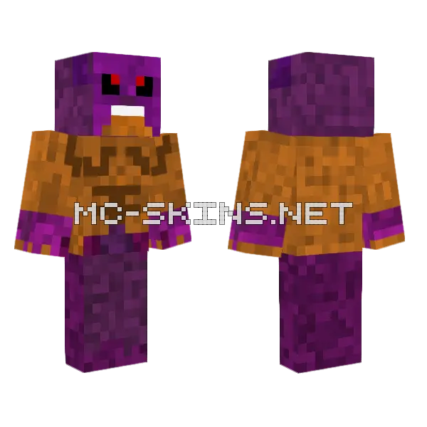 El Primo Minecraft skin, front and back