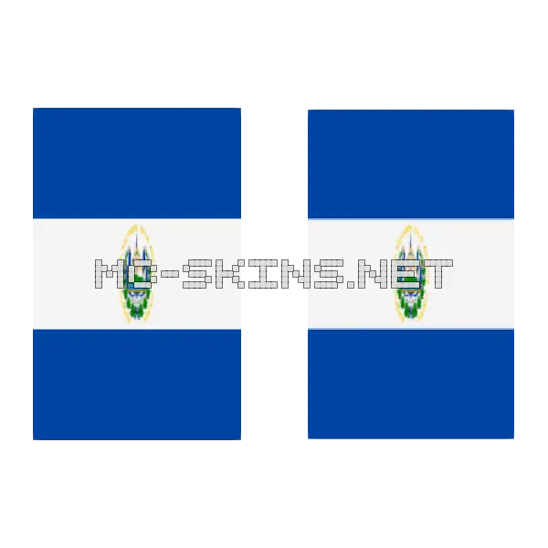El Salvador Flag cape, outside and lining
