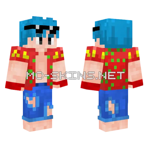 El Timbavk Minecraft skin, front and back