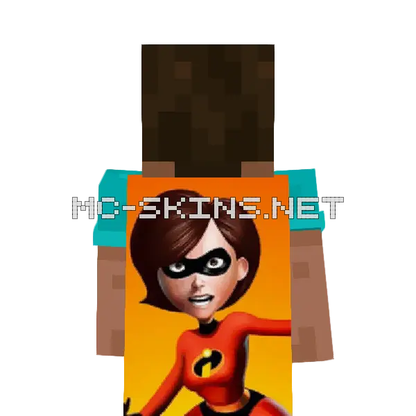 Elastigirl cape, outside and lining
