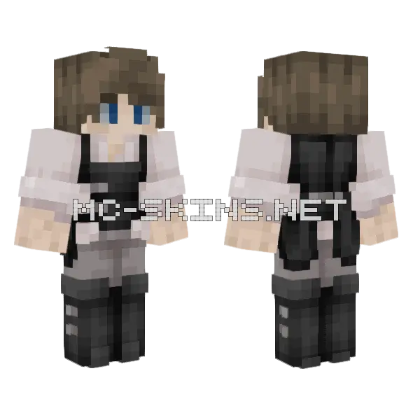 Eldrick Bottane Minecraft skin, front and back