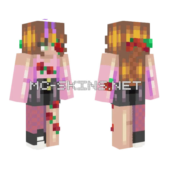Eleanorrose Sf 3 Minecraft skin, front and back