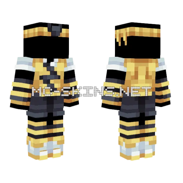 Electabuzz Space Skin Minecraft skin, front and back