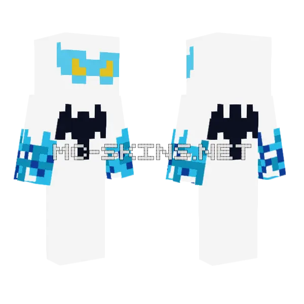 Electric Antivenom Minecraft skin, front and back