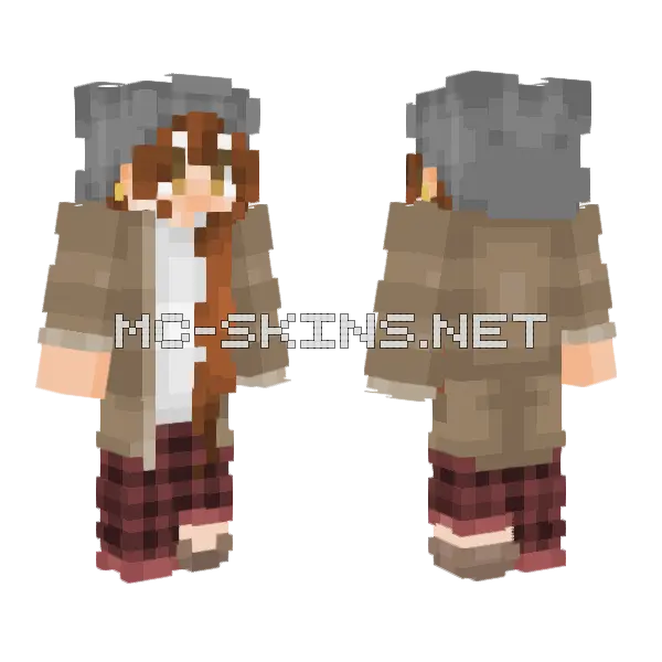 Elena Reshade Contest Minecraft skin, front and back