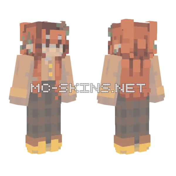 Elf 21 Minecraft skin, front and back