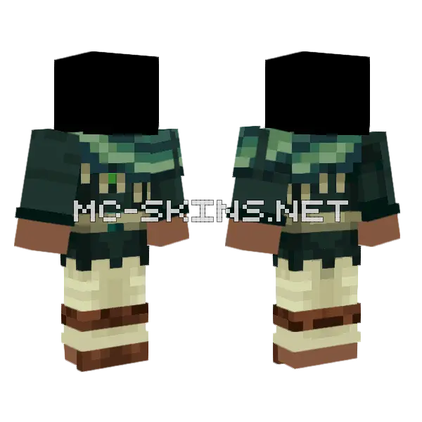 Elf Starter Minecraft skin, front and back