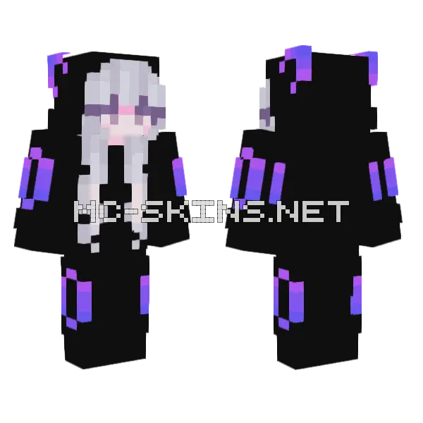 Elisa Minecraft skin, front and back