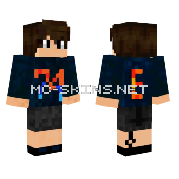 Elite0974 Skin Minecraft skin, front and back