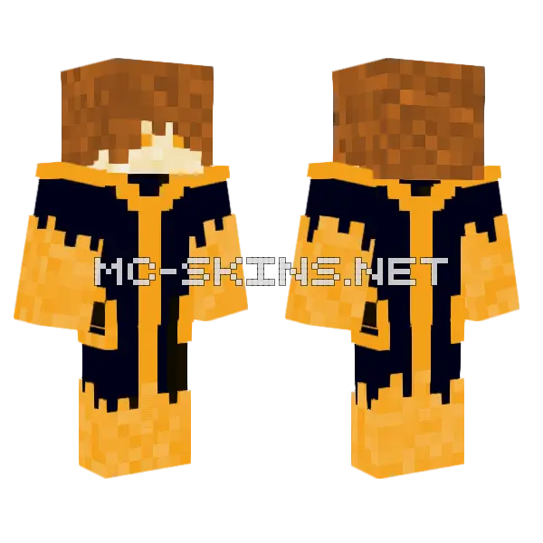 Elite222222 Sauron Minecraft skin, front and back