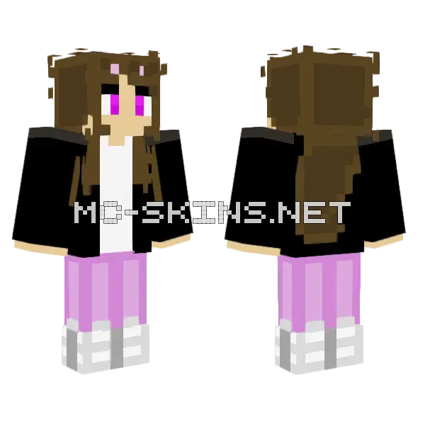 Elivip Play Minecraft skin, front and back