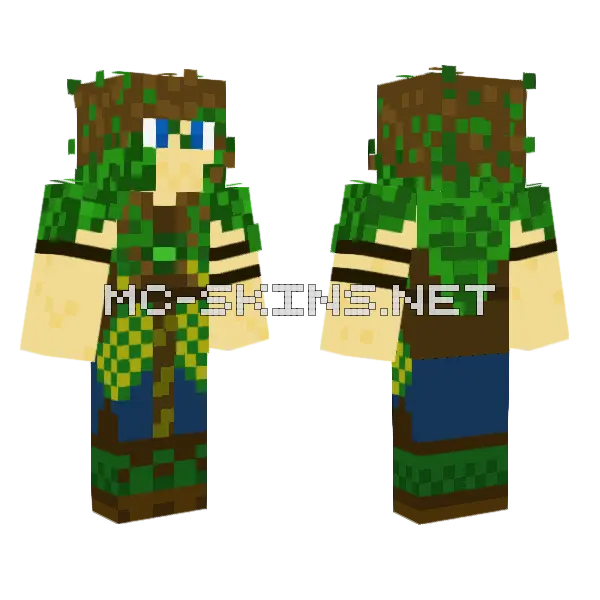 Elivira Fixed Minecraft skin, front and back