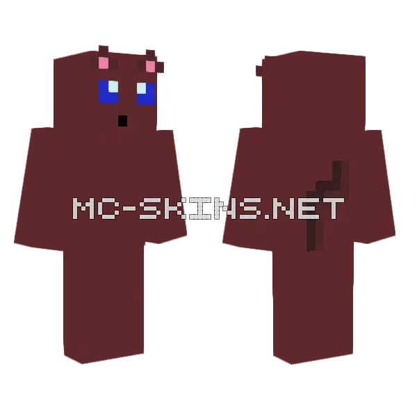 Ella Kitty Minecraft skin, front and back