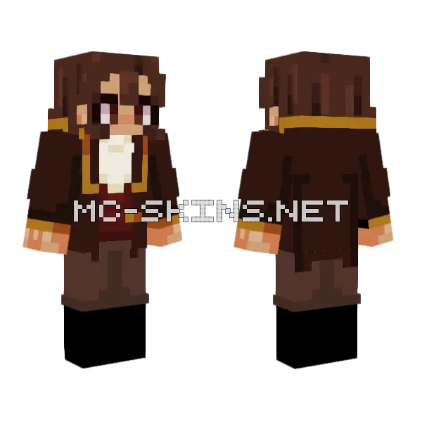 Elle Vsmp Minecraft skin, front and back
