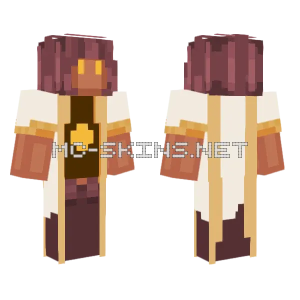 Ellen Sunshiner Minecraft skin, front and back