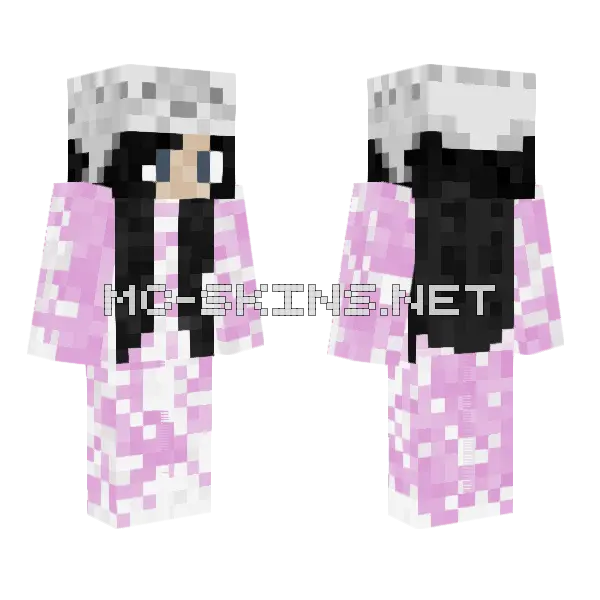 Elli Minecraft skin, front and back