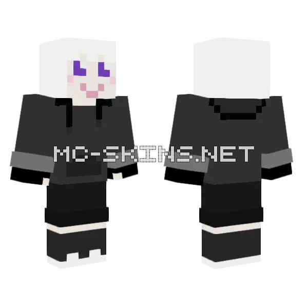 Ellie 3 Minecraft skin, front and back