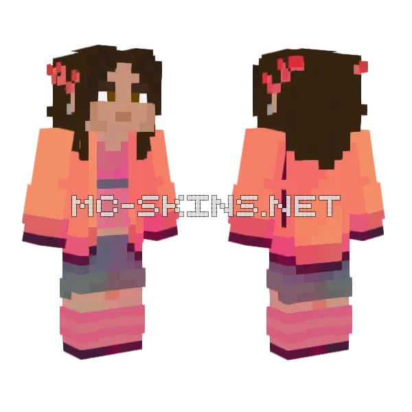 Ellie Sunset Outfit, front and back