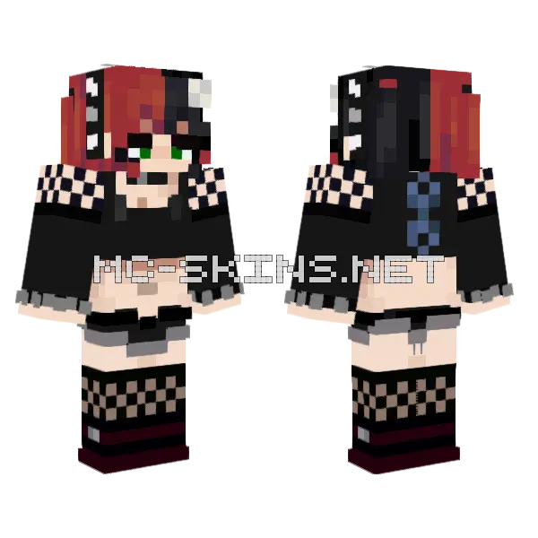 Ellie Walls – Jenny Addon Skin Minecraft skin, front and back