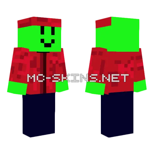 Elliot Forsaken Minecraft skin, front and back