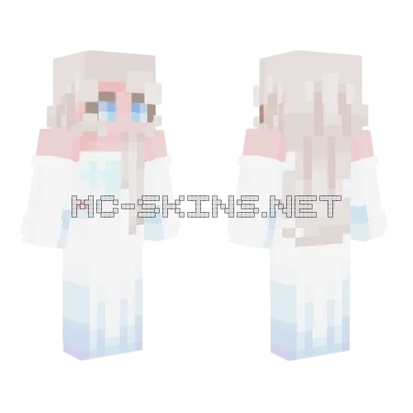 Elsa Ce Minecraft skin, front and back