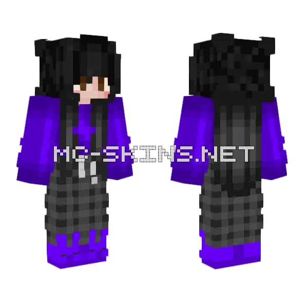 Ember Skin Minecraft skin, front and back