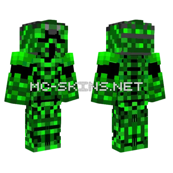 Emerald Knight, front and back
