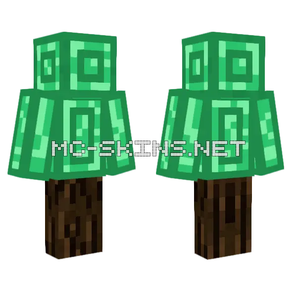 Emerald Tree Guardian, front and back