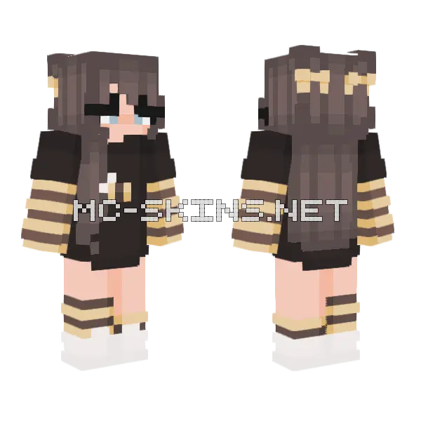 Emi Cubito Minecraft skin, front and back
