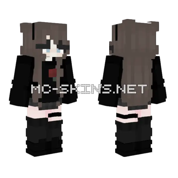 Emi Cubito Minecraft skin, front and back