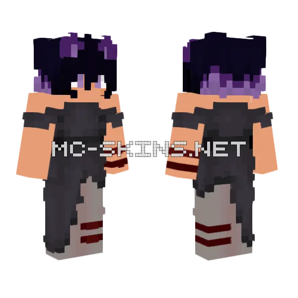 Emille Minecraft skin, front and back