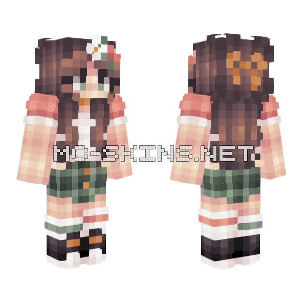 Emily Requested Minecraft skin, front and back