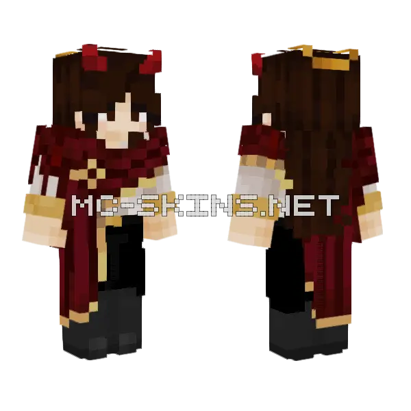 Empire Of Bl00d Minecraft skin, front and back