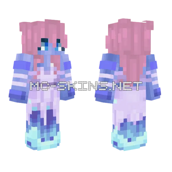 Empires Lizzie Minecraft skin, front and back