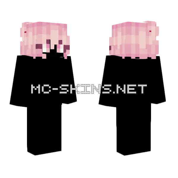 Emy V4 OC Minecraft skin, front and back